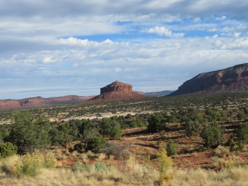 Formation in the Glen Canyon Recreational Area; Cheese Box Butte